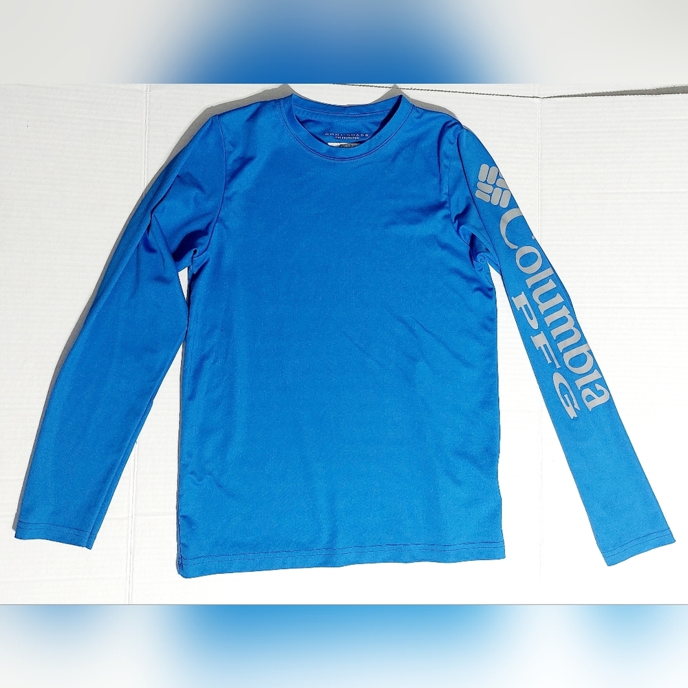 Columbia PFG Boys' Terminal Tackle Long‎ Sleeve Tee Size M 10-12